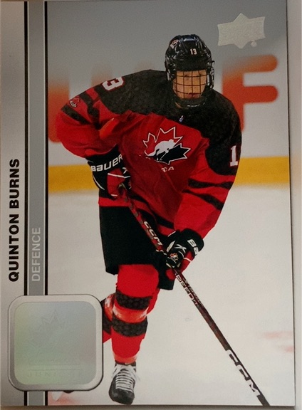2023 Upper Deck Team Canada Juniors #35 Quinton Burns — front