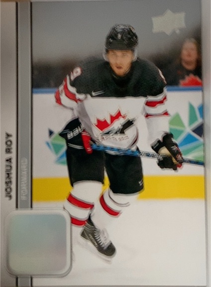 2023-24 Upper Deck Team Canada Juniors #5 Joshua Roy — front