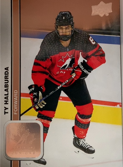 2023-24 Upper Deck Team Canada Juniors #21 Ty Halaburda — front