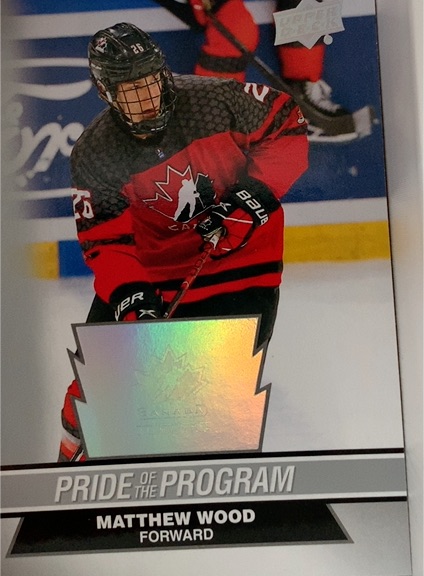 2023 Upper Deck Team Canada Juniors #99 Matthew Wood — front