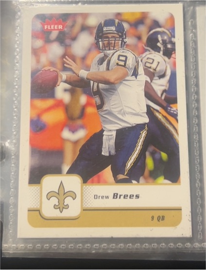 2006 Fleer #81 Drew Brees — front