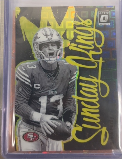 2024 Panini Donruss Optic #19 Brock Purdy Sunday Kings — front