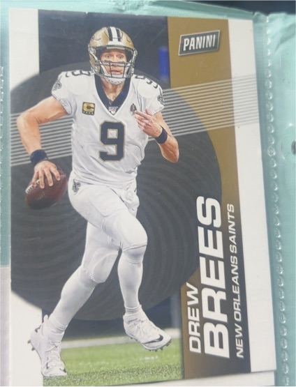 2023 Panini Player of the Day #55 Drew Brees — front
