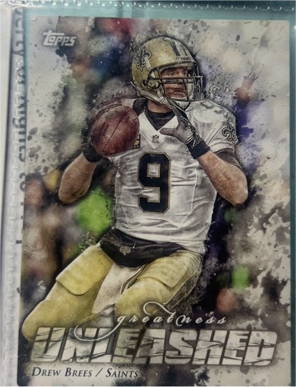 2014 Topps Greatness Unleashed #GU-DB Drew Brees — front