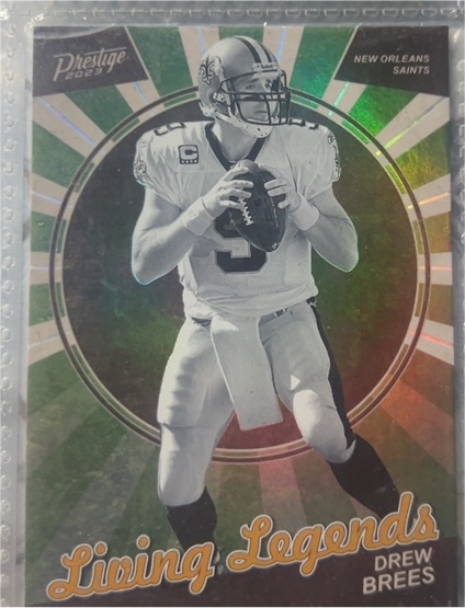 2023 Panini Prestige #LL-16 Drew Brees Living Legends — front