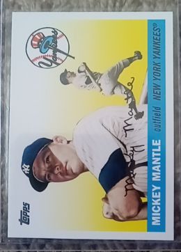 2008 Topps #MMS48 Mickey Mantle — front