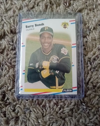1988 Fleer #322 Barry Bonds — front