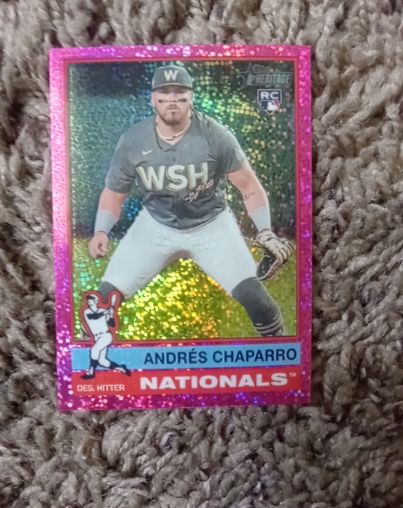 2025 Topps Heritage #418 Andrés Chaparro — front