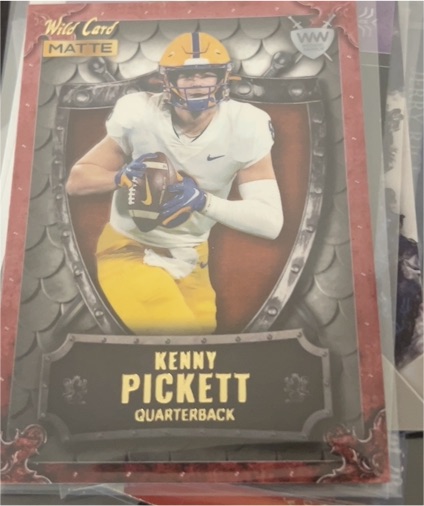 2022 Wild Card Matte #WW-33 Kenny Pickett — front