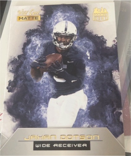 2022 Wild Card Matte Rookie Heat #RH-13 Jahan Dotson — front
