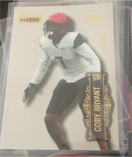 2022 Wild Card Matte #MB-20 Coby Bryant — front
