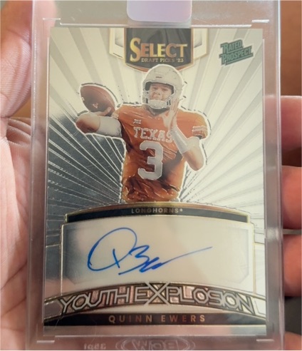 2023 Panini Select Draft Picks Youth Explosion Quinn Ewers — front