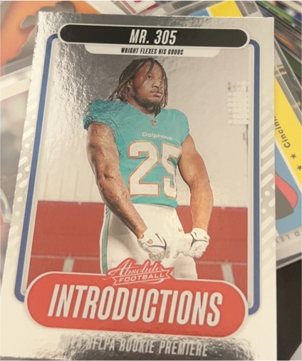 2024 Panini Absolute Introductions #I-JWT Jaylen Wright — front