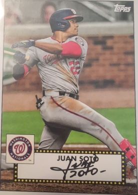 2021 Topps 1952 Topps Redux #T52-9 Juan Soto — front