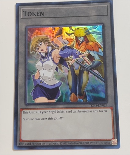 Yu-Gi-Oh! Token #TKN5-EN027 Alexis & Cyber Angel Dakini — front