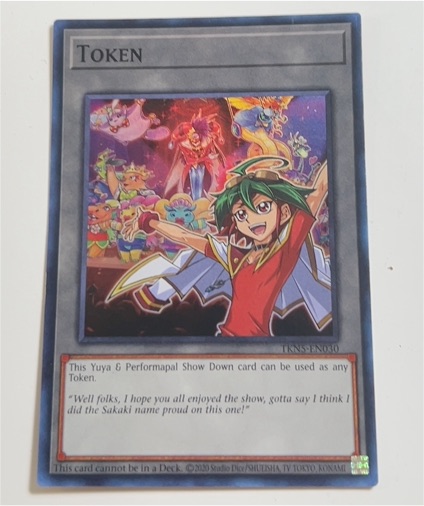 2020 Yu-Gi-Oh! Token #TKN5-EN030 Yuya & Performapal Show Down — front