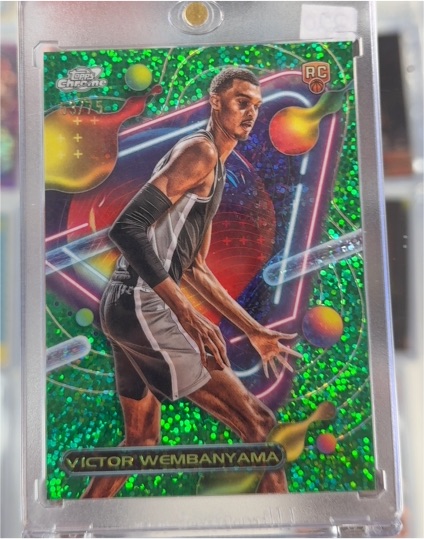 2023-24 Topps Chrome Cosmic #151 Victor Wembanyama — front