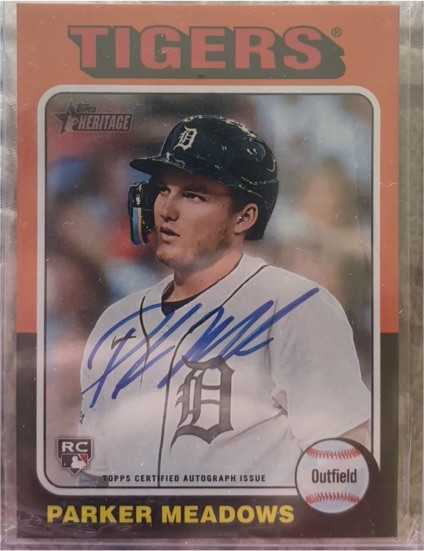 2024 Topps Heritage High Number #ROA-PM Parker Meadows — front