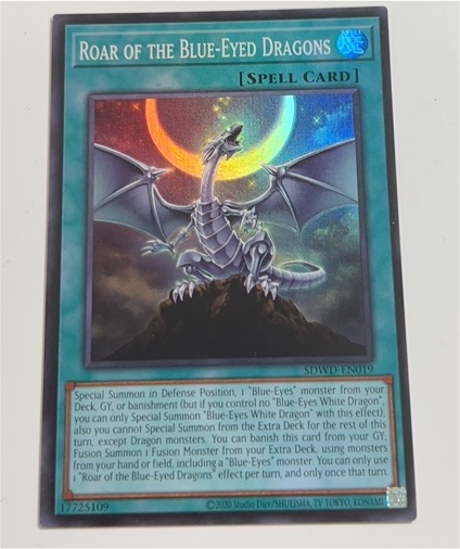 2020 Yu-Gi-Oh! SDWD-EN019 Roar of the Blue-Eyed Dragons — front