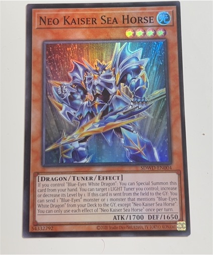 2020 Yu-Gi-Oh! SDWD-EN004 Neo Kaiser Sea Horse — front