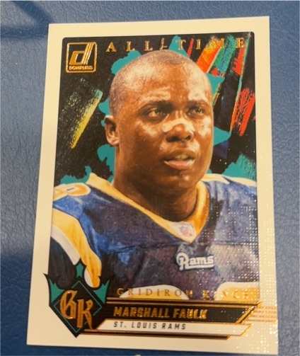 2024 Donruss All-Time Gridiron Kings #2 Marshall Faulk — front