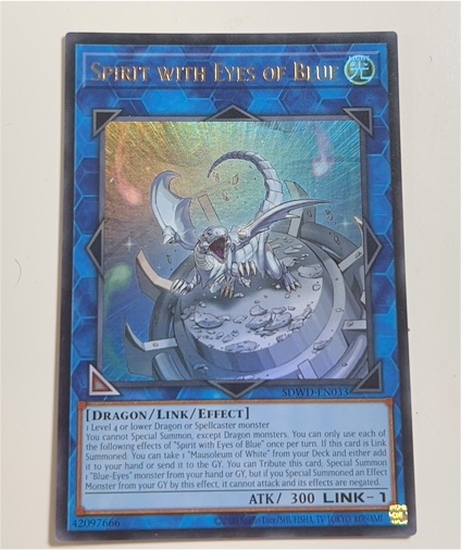 2020 Yu-Gi-Oh! SDWD-EN033 Spirit with Eyes of Blue — front