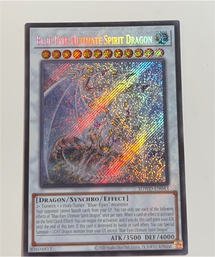 2020 Yu-Gi-Oh! SDWD-EN043 Blue-Eyes Ultimate Spirit Dragon — front