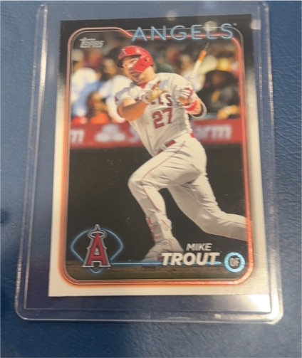 2024 Topps Series 1 #27 Mike Trout — front