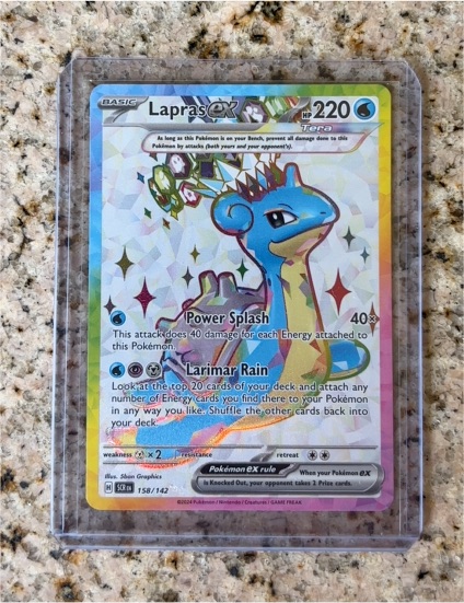 2024 Pokémon TCG #158 Lapras EX — front