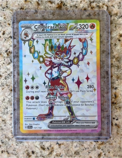 Cinderace ex 157/142 Sv07: Stellar Crown — front