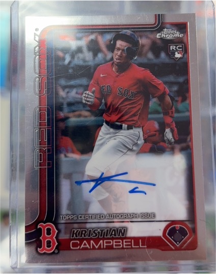 2025 Topps Chrome #RA-KC Kristian Campbell — front