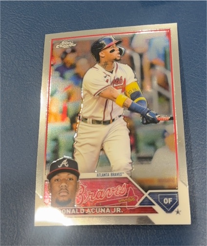 2023 Topps Chrome #39 Ronald Acuna Jr. — front