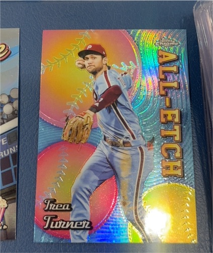2024 Topps Chrome All-Etch #CAE-11 Trea Turner — front