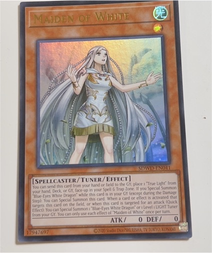 2020 Yu-Gi-Oh! SDWD-EN041 Maiden of White — front