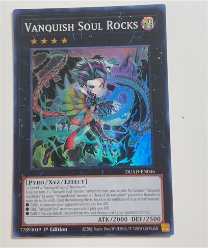 Yu-Gi-Oh Duelist's Advance DUAD-EN046 Vanquish Soul Rocks — front