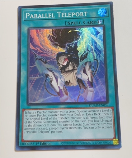 2020 Yu-Gi-Oh! DUAD-EN059 Parallel Teleport — front