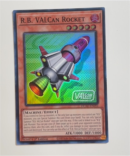 2000 Yu-Gi-Oh! Duelist Advance #DUAD-EN092 R.B. VALCan Rocket — front