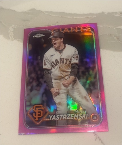 2024 Topps Chrome #87 Mike Yastrzemski — front