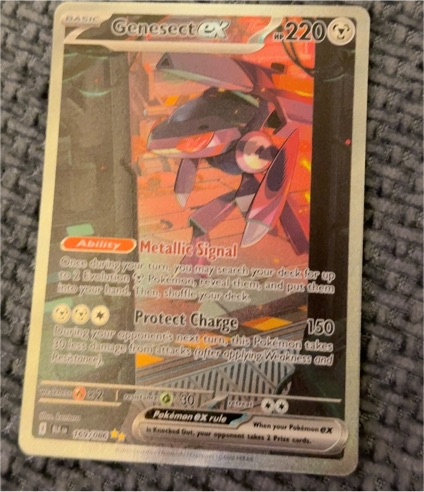 2023 Pokémon Scarlet & Violet Black Bolt Genesect ex 169/086 Special Illustration Rare — front