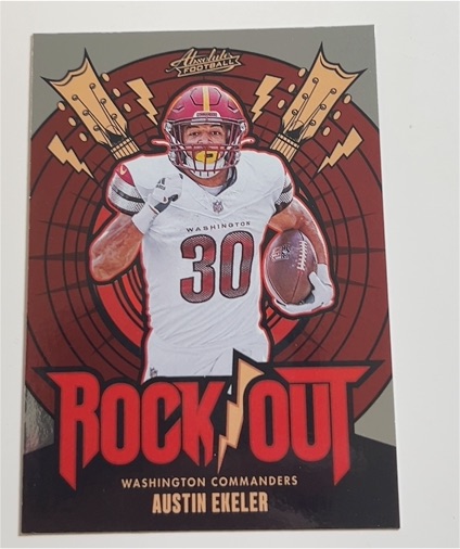 2024 Panini Absolute Football Rock Out #RO-AER Austin Ekeler — front