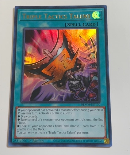 2003 Yugioh Triple Tactics Talent #25311006 — front
