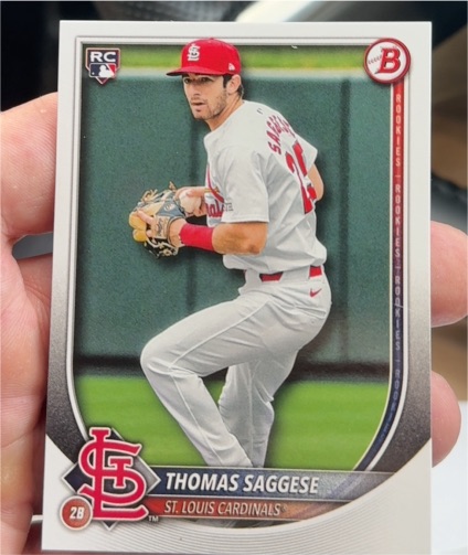 2025 Bowman #57 Thomas Saggese — front