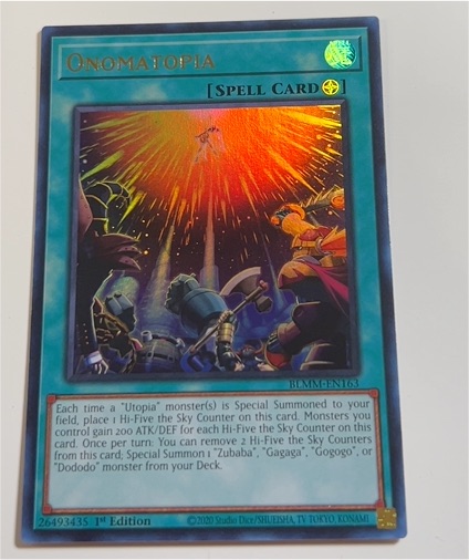 2020 Yu-Gi-Oh! WSUP-EN024 Onomatopia — front