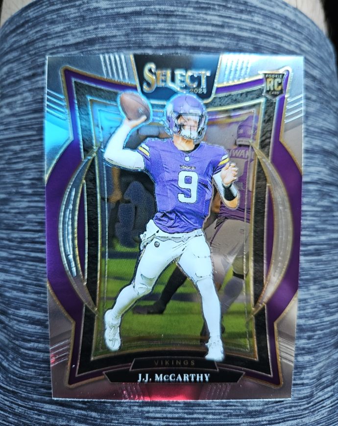 2024 Panini Select #24 J.J. McCarthy — front