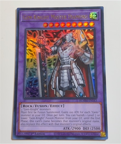 2020 Yu-Gi-Oh! Battles of Legend: Monster Mayhem BLMM-EN063 Gem-Knight Master Diamond — front