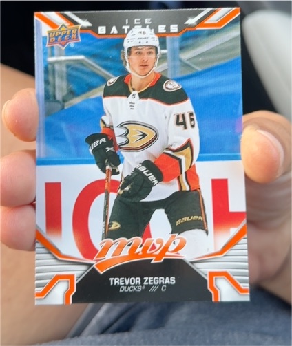 2022-23 Upper Deck MVP #199 Trevor Zegras — front