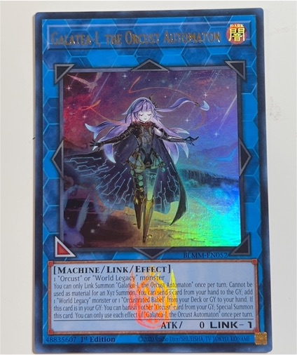 Yu-Gi-Oh! 2021 Battles of Legend: Monster Mayhem BLMM-EN052 Galatea-i, the Orcust Automaton — front