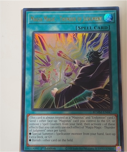 2020 Yu-Gi-Oh! BEMM-EN047 Magia Magic - Thunder of Judgment — front