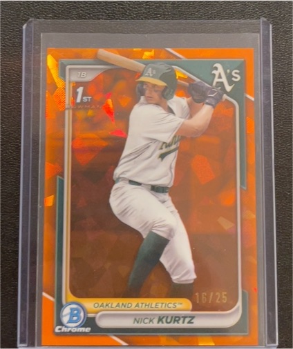 2024 Bowman Chrome #16 Nick Kurtz — front