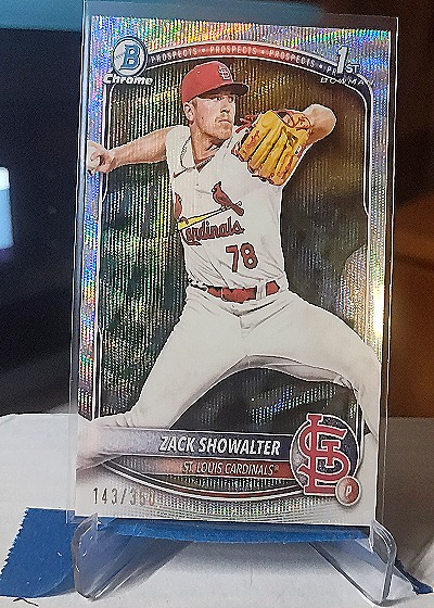 2025 Bowman Chrome #BCP-74 Zack Showalter — front